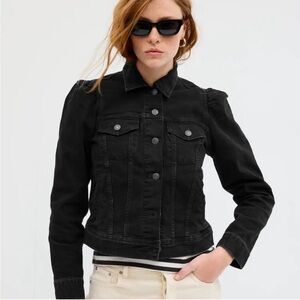 GAP Women's Classic Black Jean Jacket